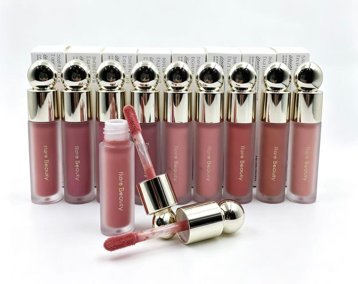Aceite Labial Tintado Rare Beauty con Tapa Metálica Esférica（6PCS）S-6