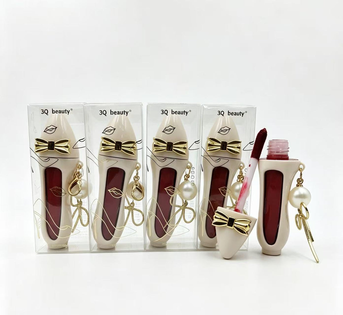 Labial Líquido Forma de Zapatilla 3Q Beauty(6PCS) LP1045