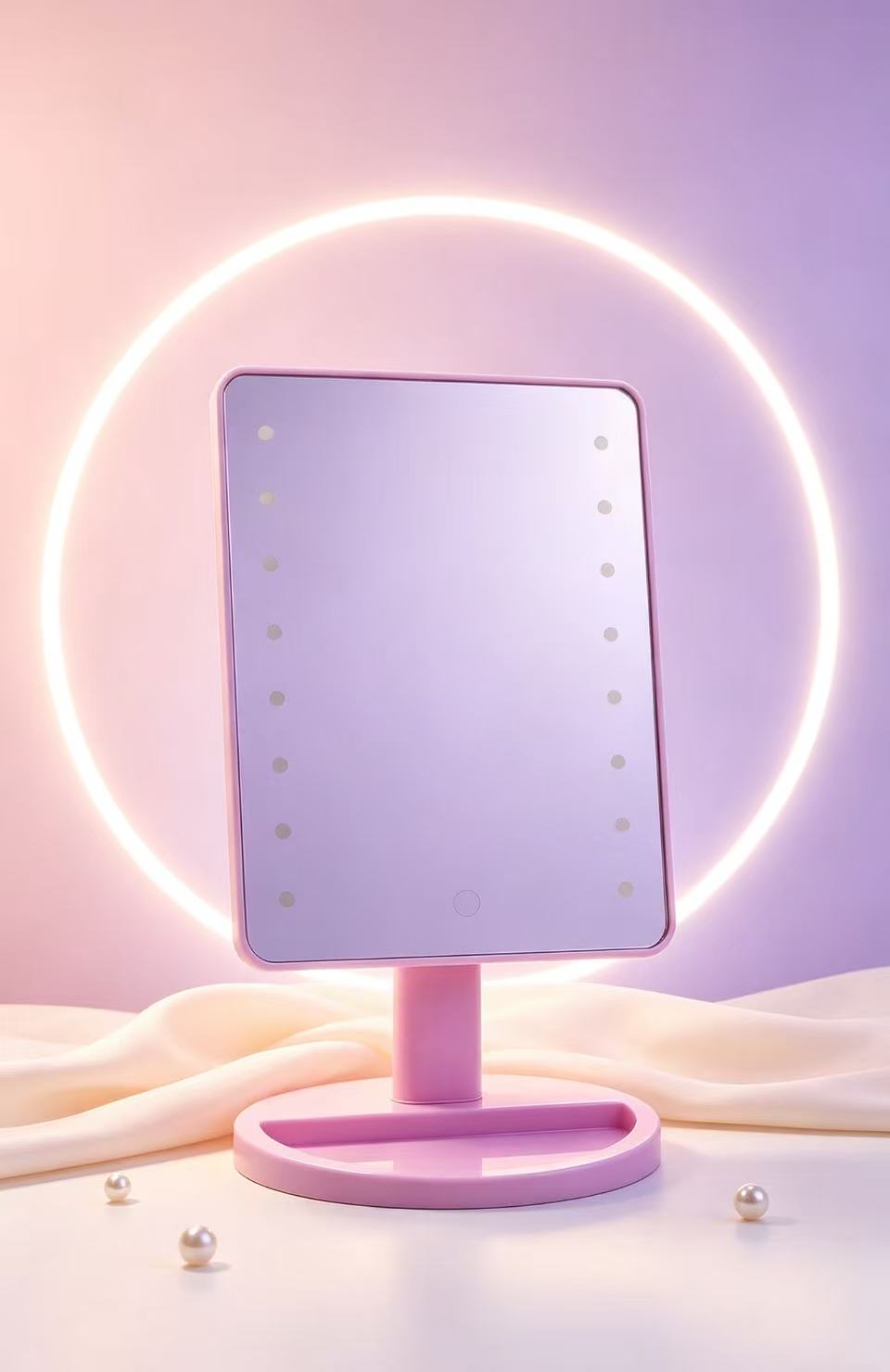Purple LED Makeup Mirror 9999 (3PCS)