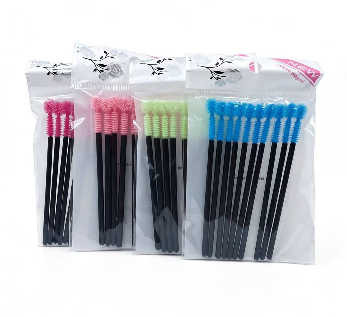 Cepillos desechables para pestañas, colores surtidos(6PCS) OPP-121-10