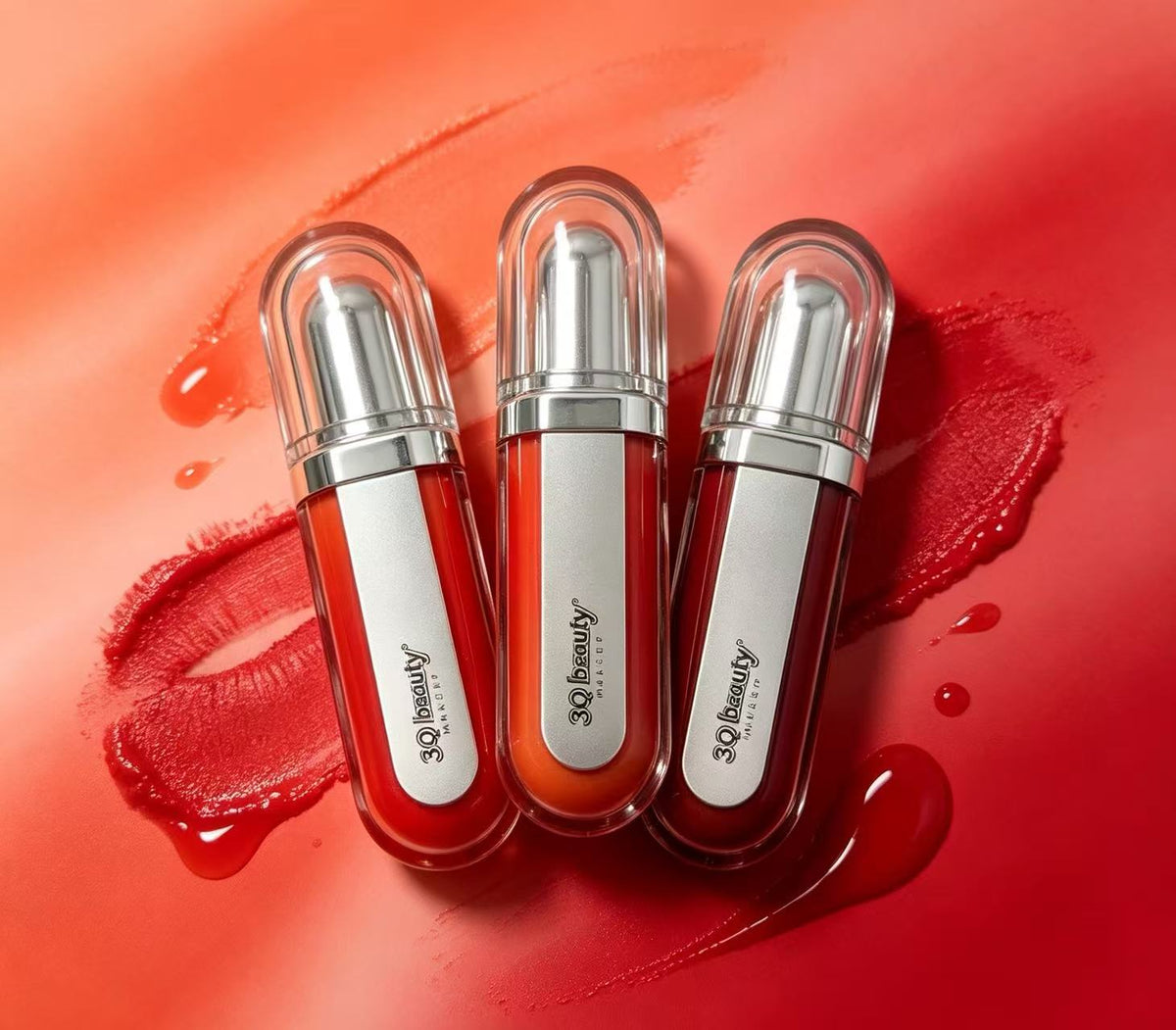 Labial Líquido Cápsula con Tres Tonos de 3Q beauty（6PCS）LP-916