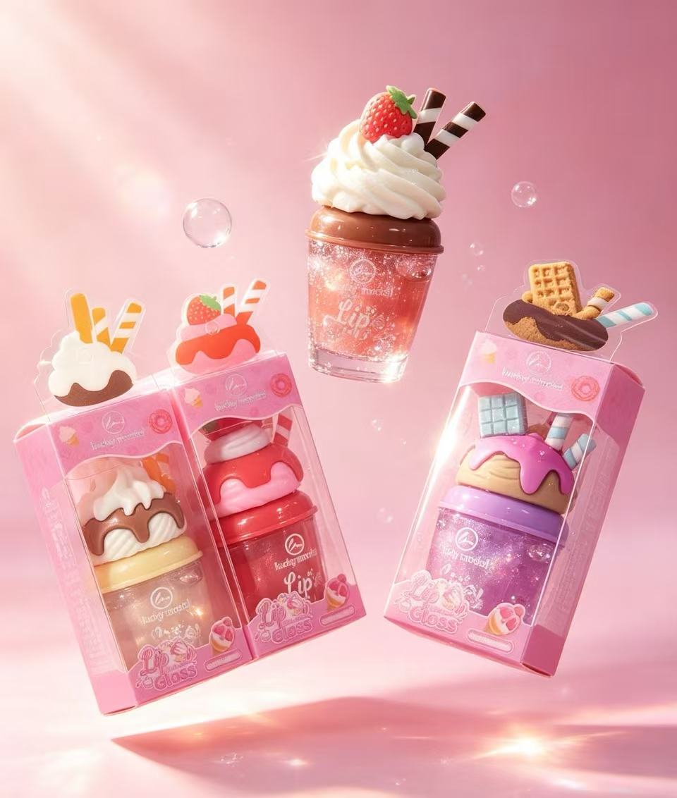 Brillo Labial Diseño de Postre Helado(6PCS)ML-8402