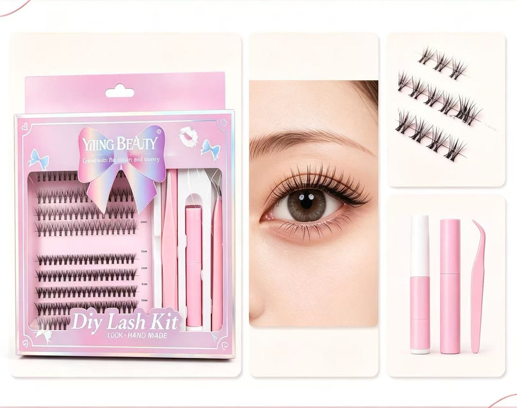 Kit de Pestañas DIY YIING BEAUTY – Estilo Natural Voluminoso（3PCS） 26917-24