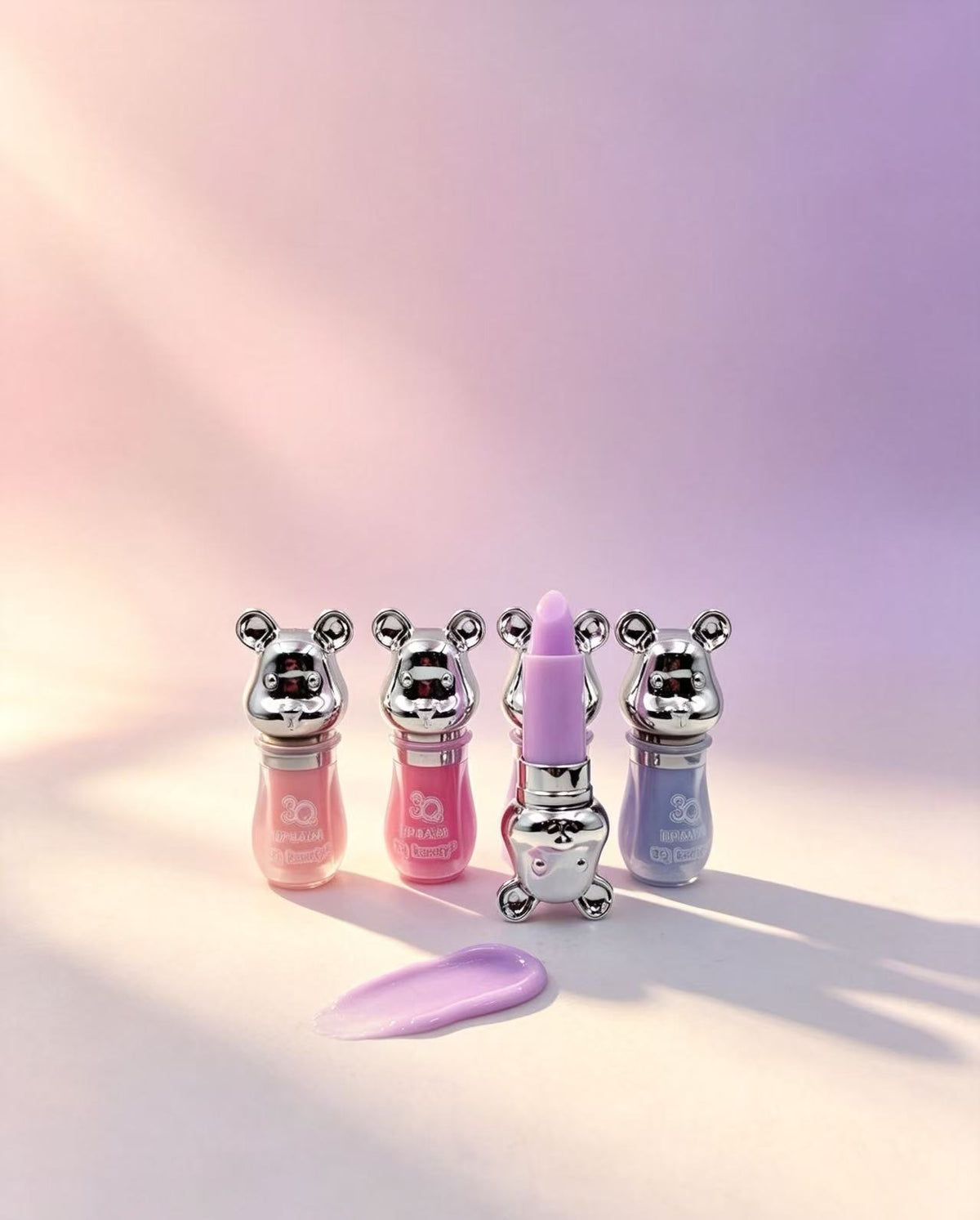 Bálsamo Labial con Tapón de Orejas de Mickey LS-348 (6PCS)