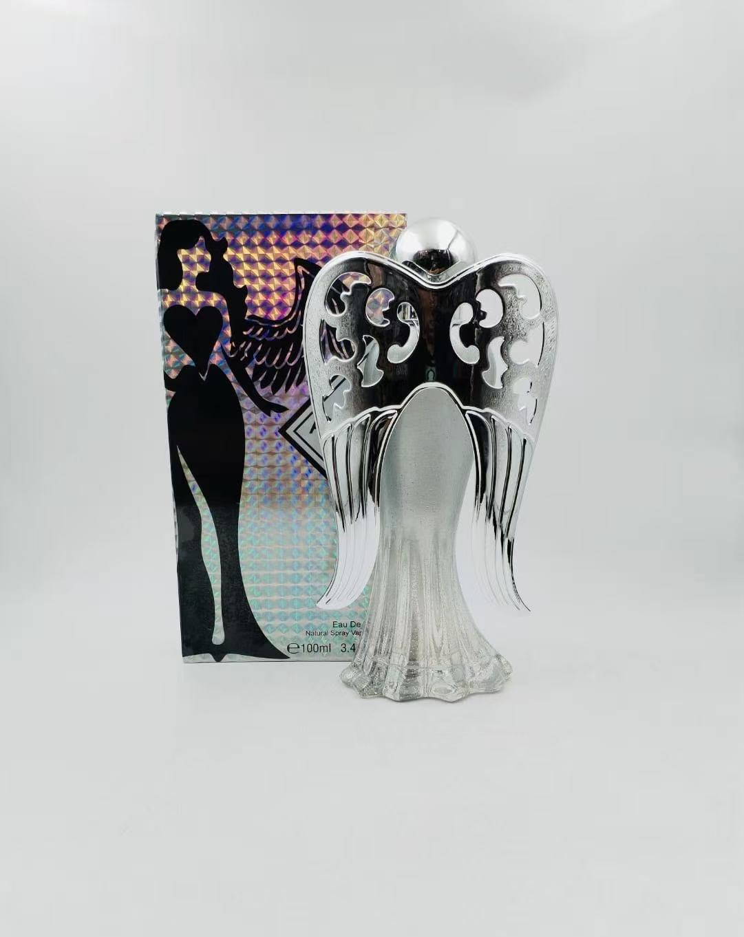 Perfume Ángel Alas Cristal Plateado 100ml (3PCS) B2370