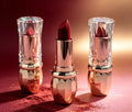 Lápiz Labial Rojo con Tapa Cristal y Base Oro Rosa（6PCS）HB5783