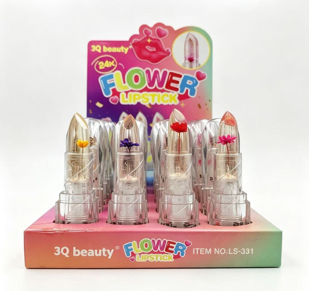 Labial Floral Transparente 3Q Beauty LS-331