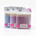 Cepillos para pestañas con mangos degradados, colección rosa(6PCS) 10554