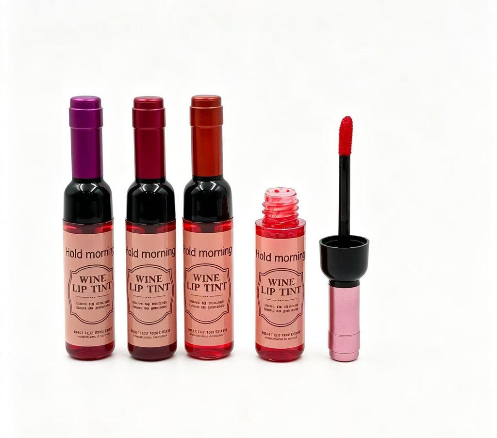 Wine Bottle Lip Tint Red Bottle Lip Gloss（6PCS） HL5734