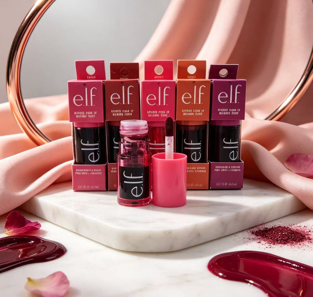 Tinte para labios y mejillas e.l.f Sheer For It Blush Tint（6PCS）S-60