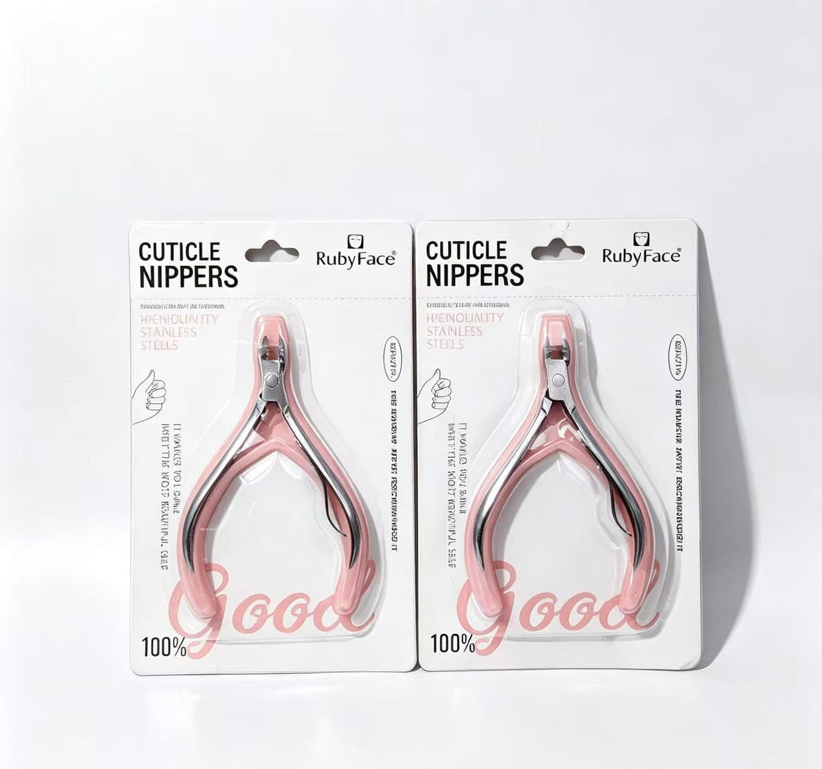 Pinzas para Cutícula Rosa(3PCS)26700-6