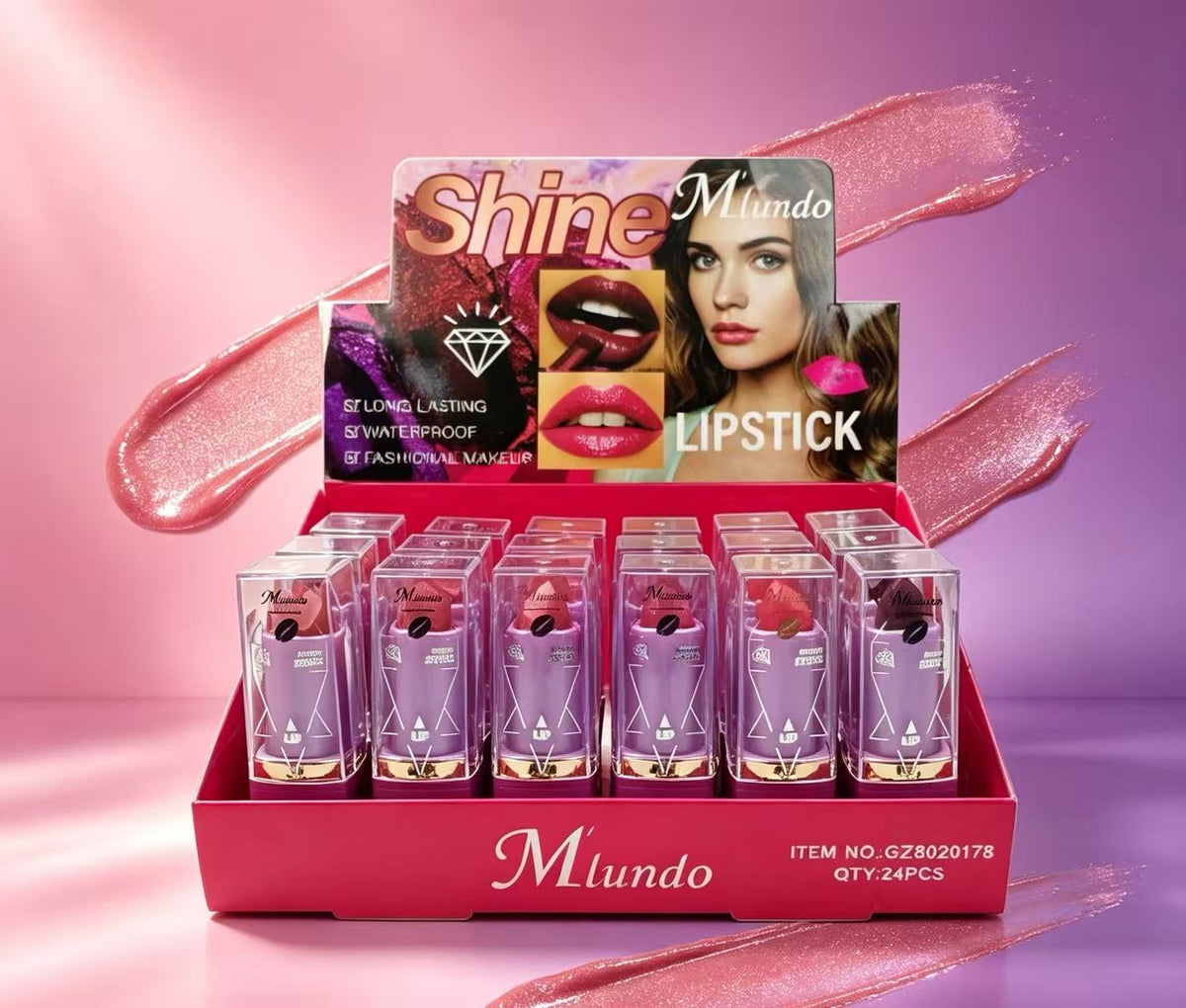 Mlundo Shine Lipstick GZ8020178 (6 PCS)