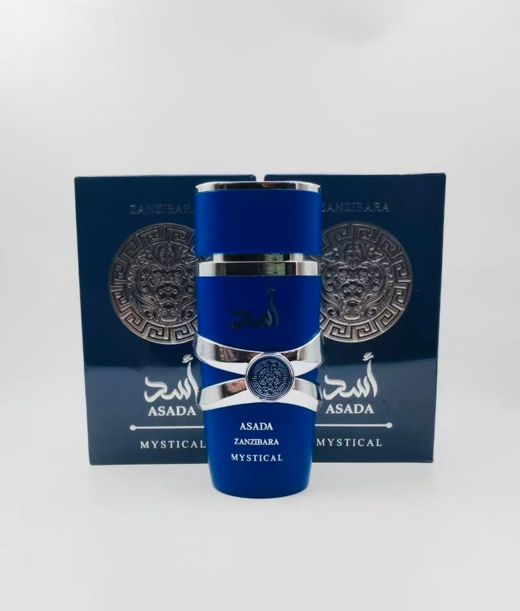 Perfume Azul Cilíndrico ASADA MYSTICAL 100ml (3PCS) AL002-4