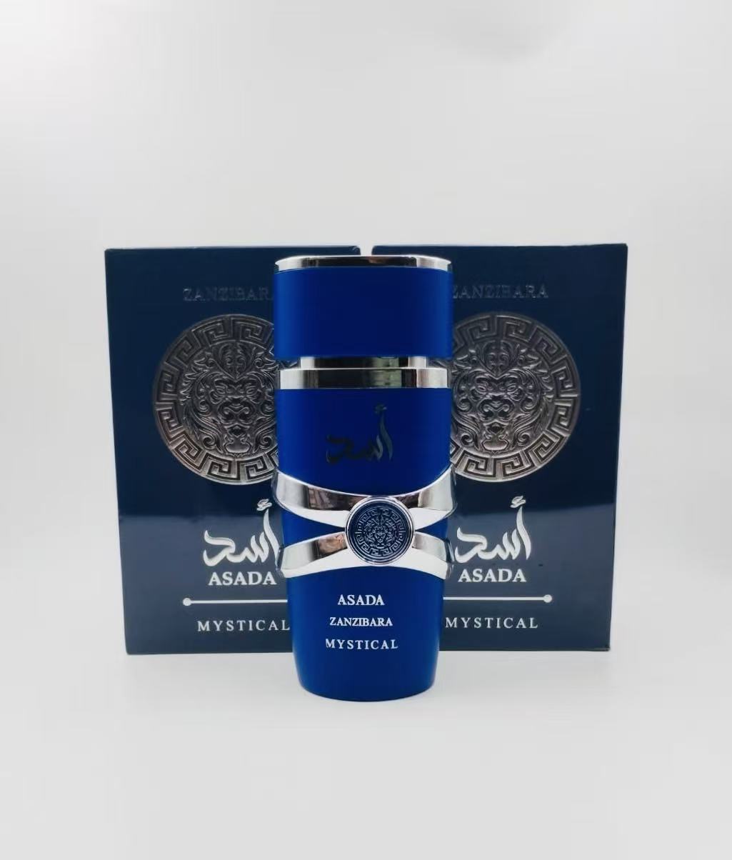 Perfume Azul Cilíndrico ASADA MYSTICAL 100ml (3PCS) AL002-4