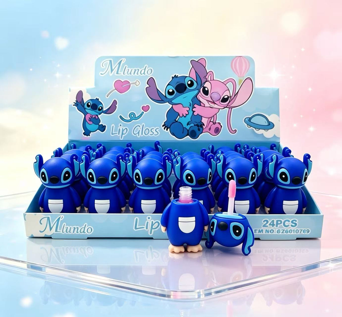 Brillo Labial Stitch Mundo(6PCS) GZ8010769
