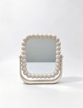 Espejo de Maquillaje Rectangular con Borde de Bolas 2408 (3PCS)