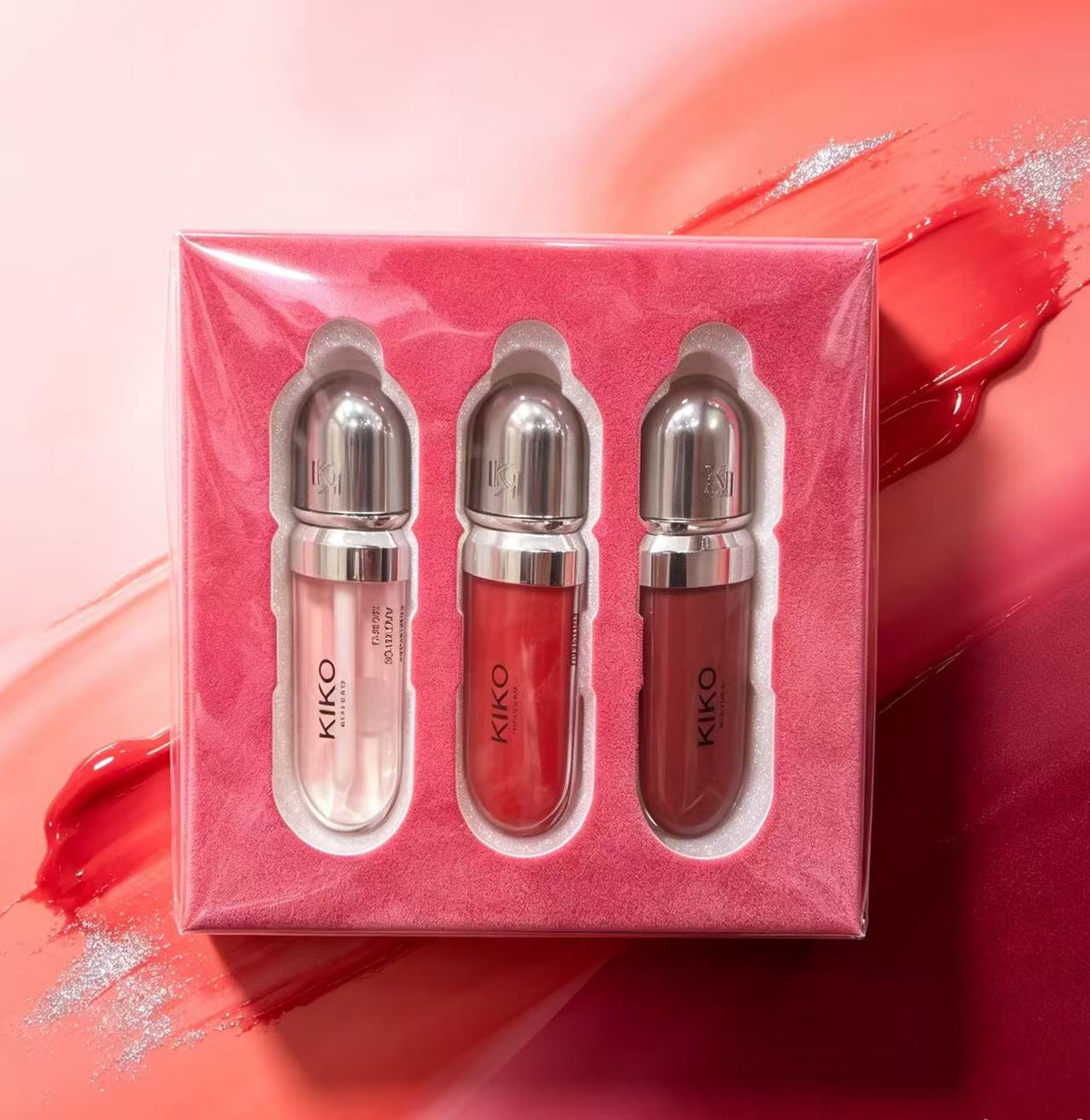 Set de Labiales KIKO con Tres Tonos（3cajas）S-74