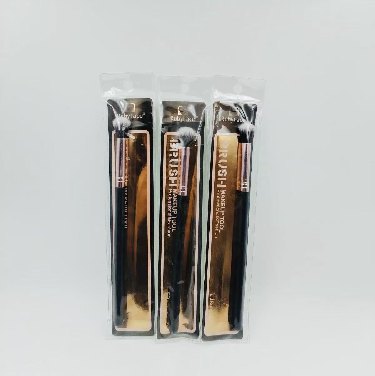 Brocha de Maquillaje Individual Negro, Oro y Rosa(6PCS) 26700-20