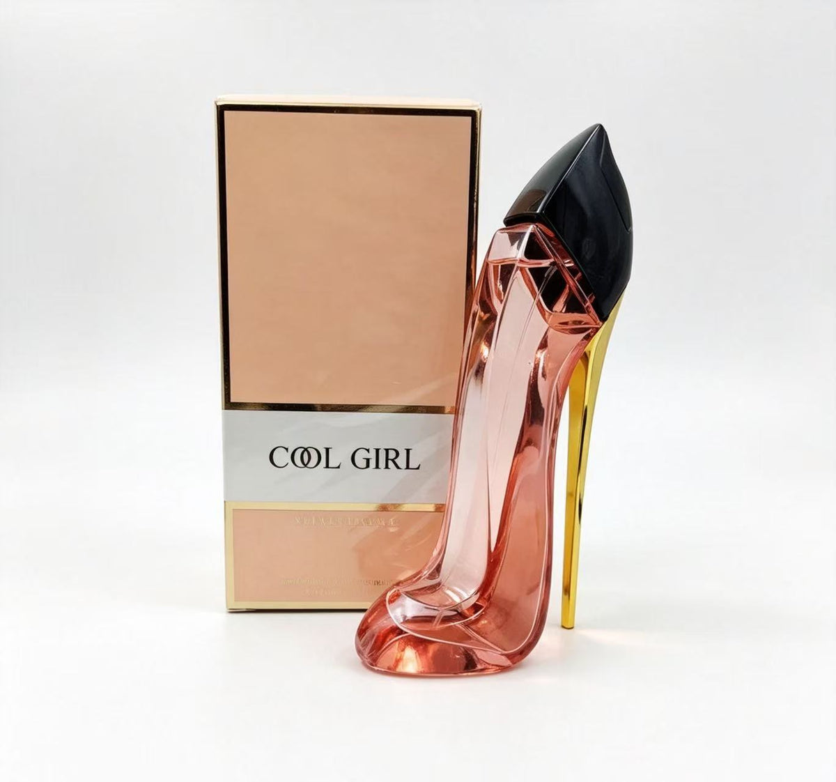 Perfume Zapatilla Alta Cristal Rosa COOL GIRL 85ml (3PCS) B862-8