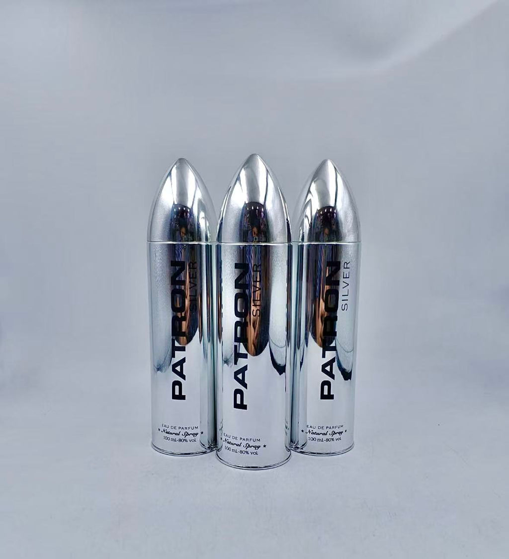 Perfume Plata Cilíndrico PATRON 100ml (3PCS) OLU881-1