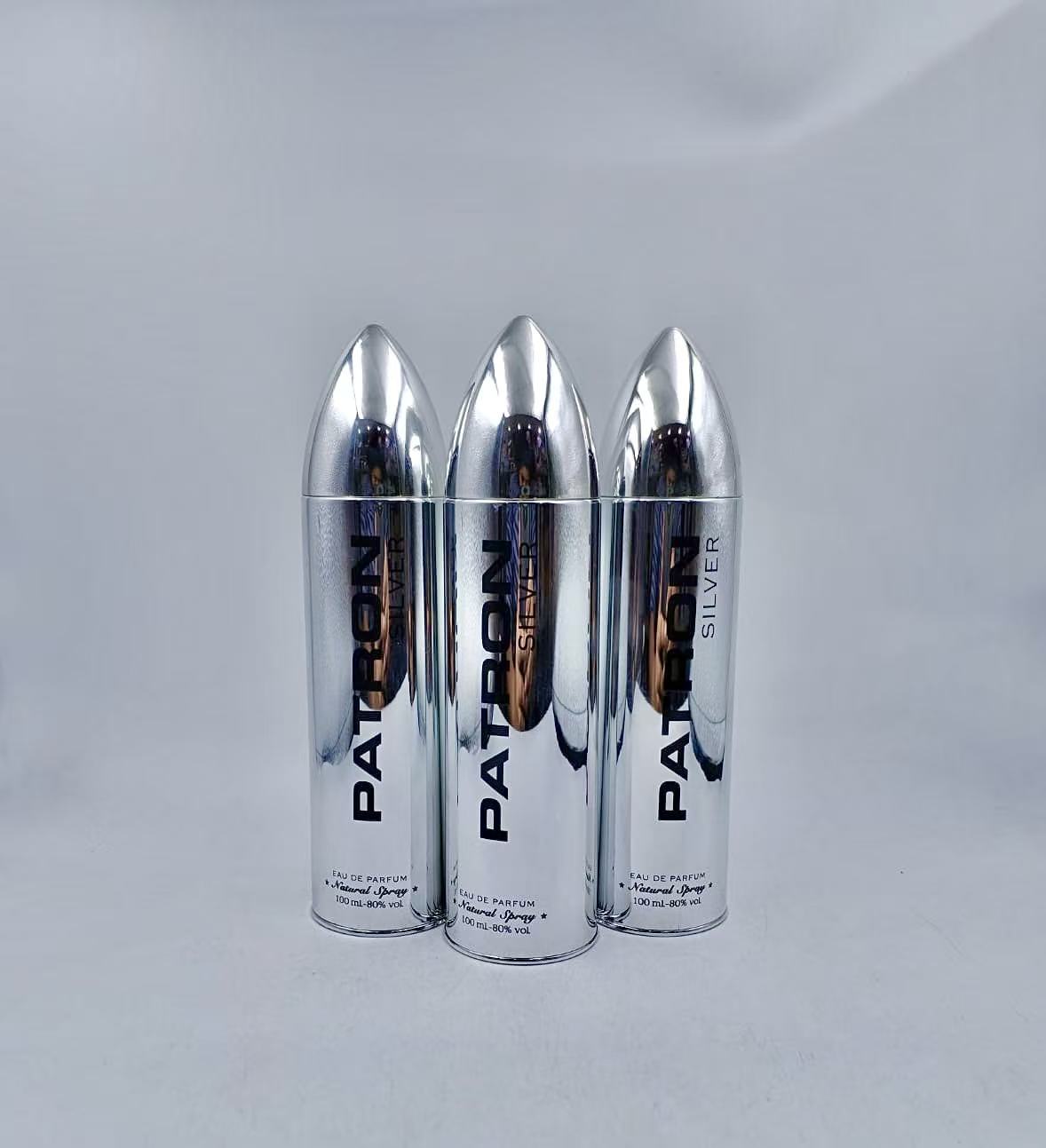 Perfume Plata Cilíndrico PATRON 100ml (3PCS) OLU881-1