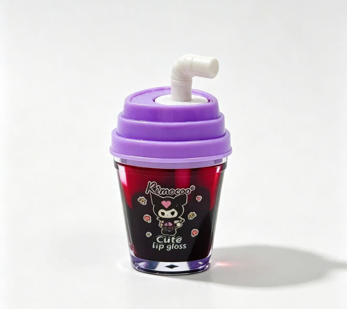 Brillo Labial en Forma de Vaso con Pajita Kuromi(6PCS) R5006
