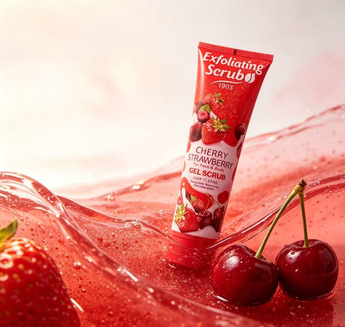 Gel exfoliante de Cereza y Freza de WOKALI（3PCS） WKL887