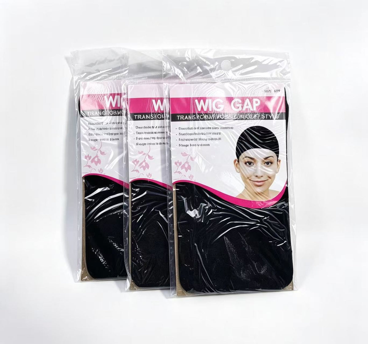 Gorra Negra para Peluca(6PCS) 0892