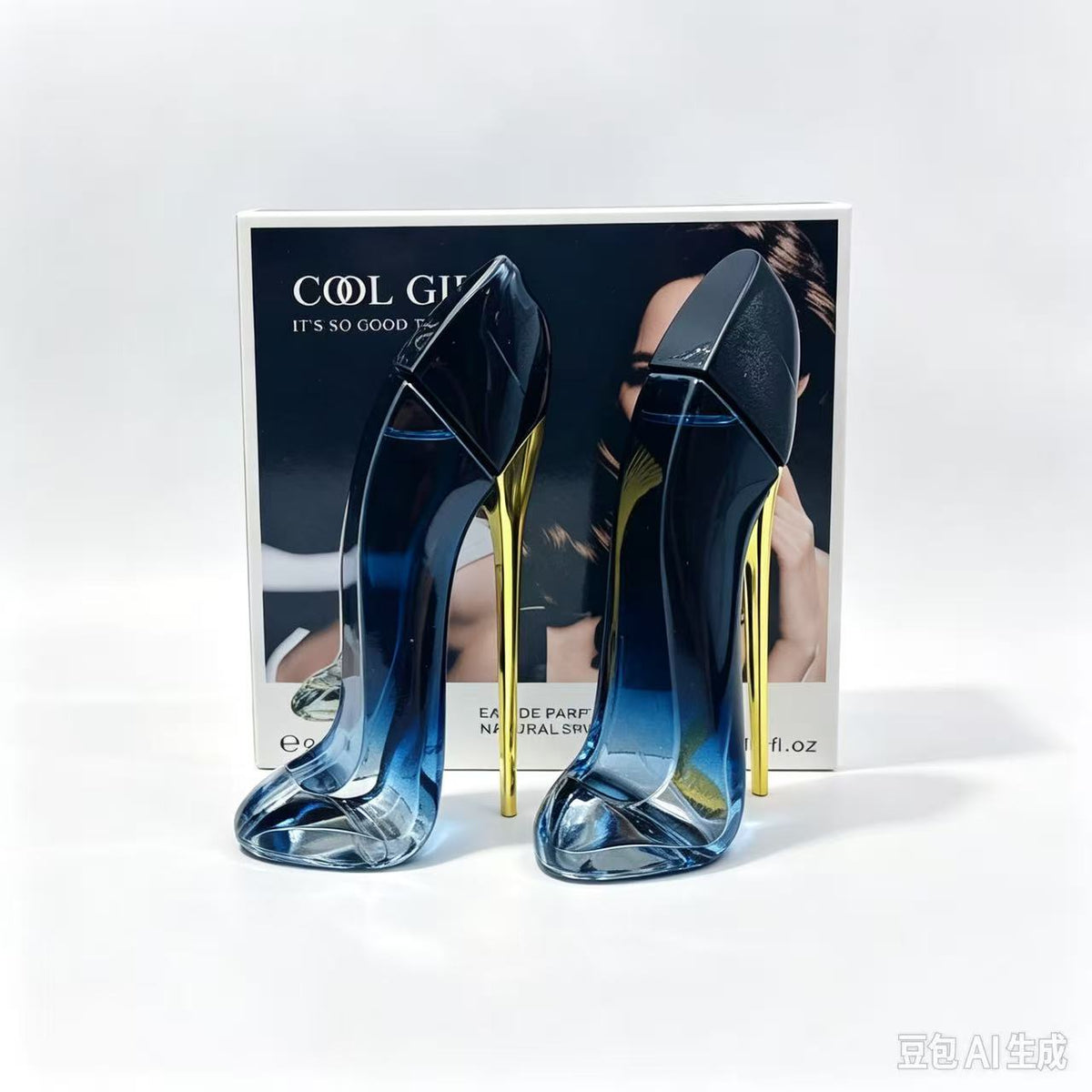 Set de Perfume Zapatilla Doble Cool Girl 40ml+40ml (3cajas) B896-3