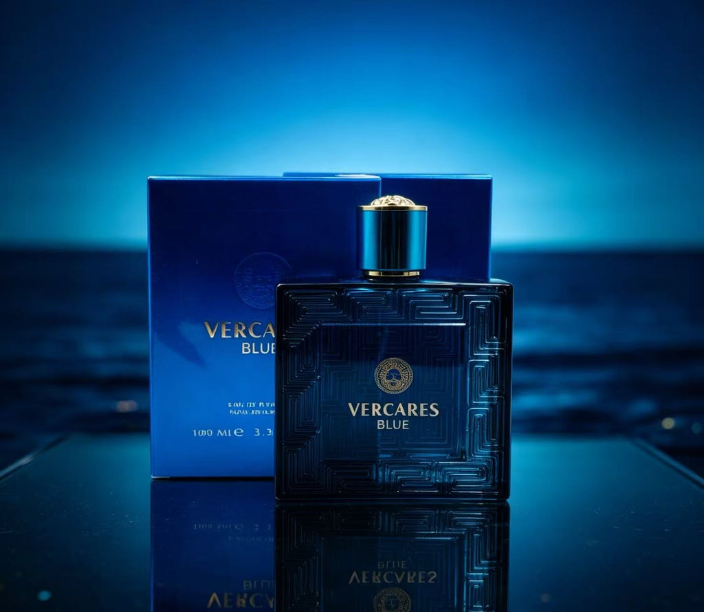 Perfume Hombre Azul Marino VERCARES BLUE 100ml (3PCS) B928