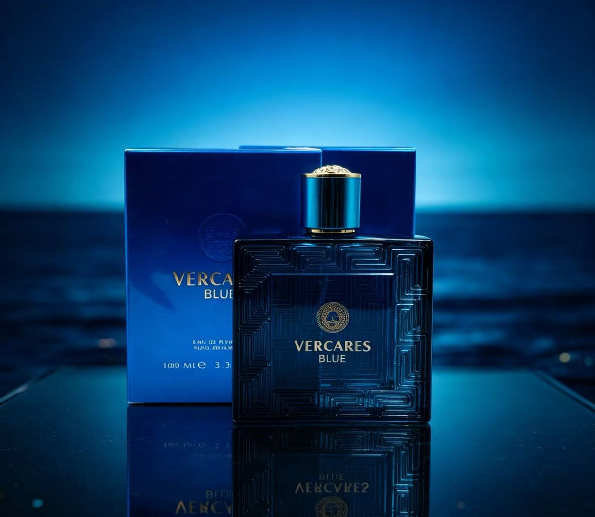 Perfume Hombre Azul Marino VERCARES BLUE 100ml (3PCS) B928