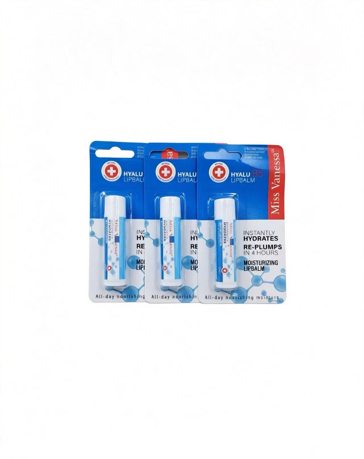 Bálsamo Labial Hialurónico Miss Vanessa G5043 (6PCS)