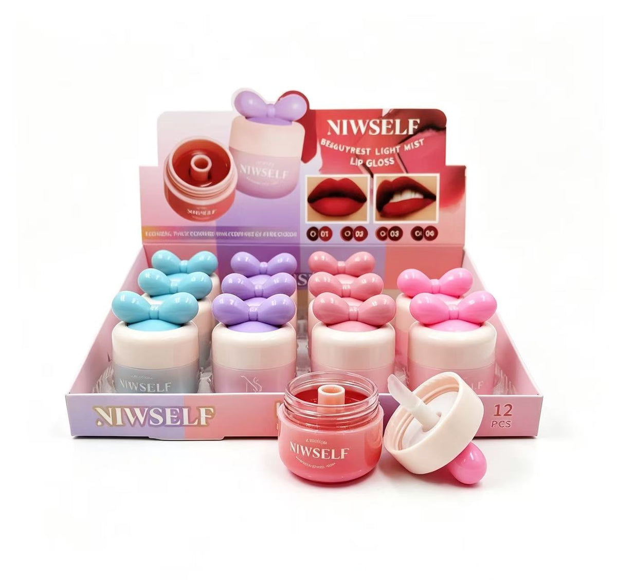 NIWSELF Beautiful Lip Tint YMCC048B (6 PCS)
