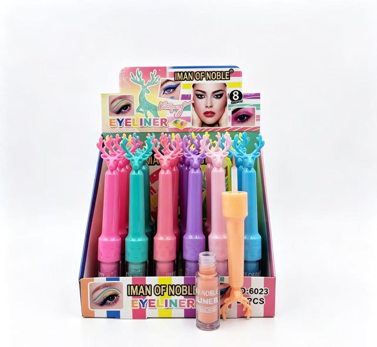Delineador Líquido de Ojos Colorido IMAN OF NOBLE(6PCS) 6023