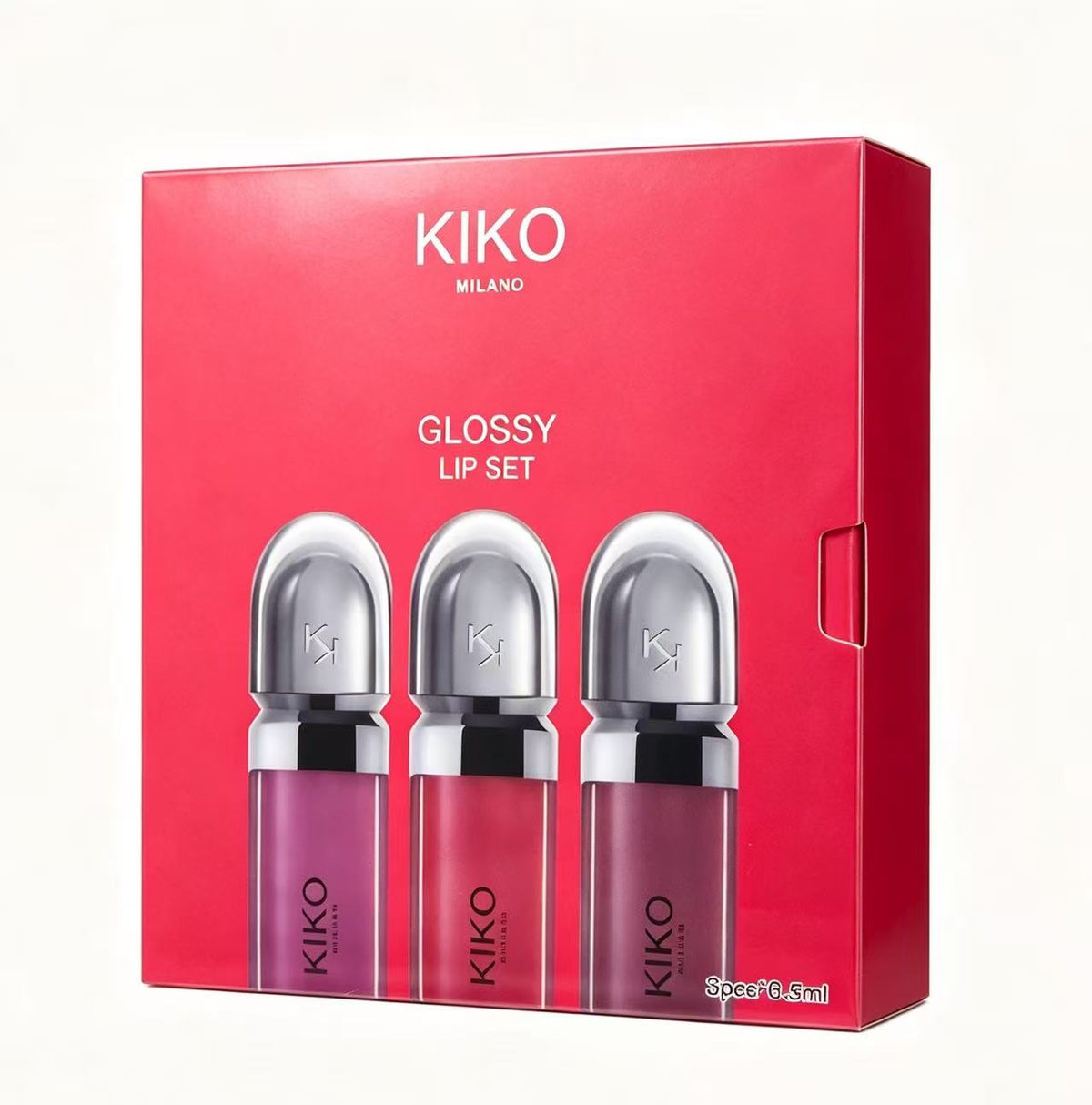 Set de Labiales KIKO con Tres Tonos（3cajas）S-74