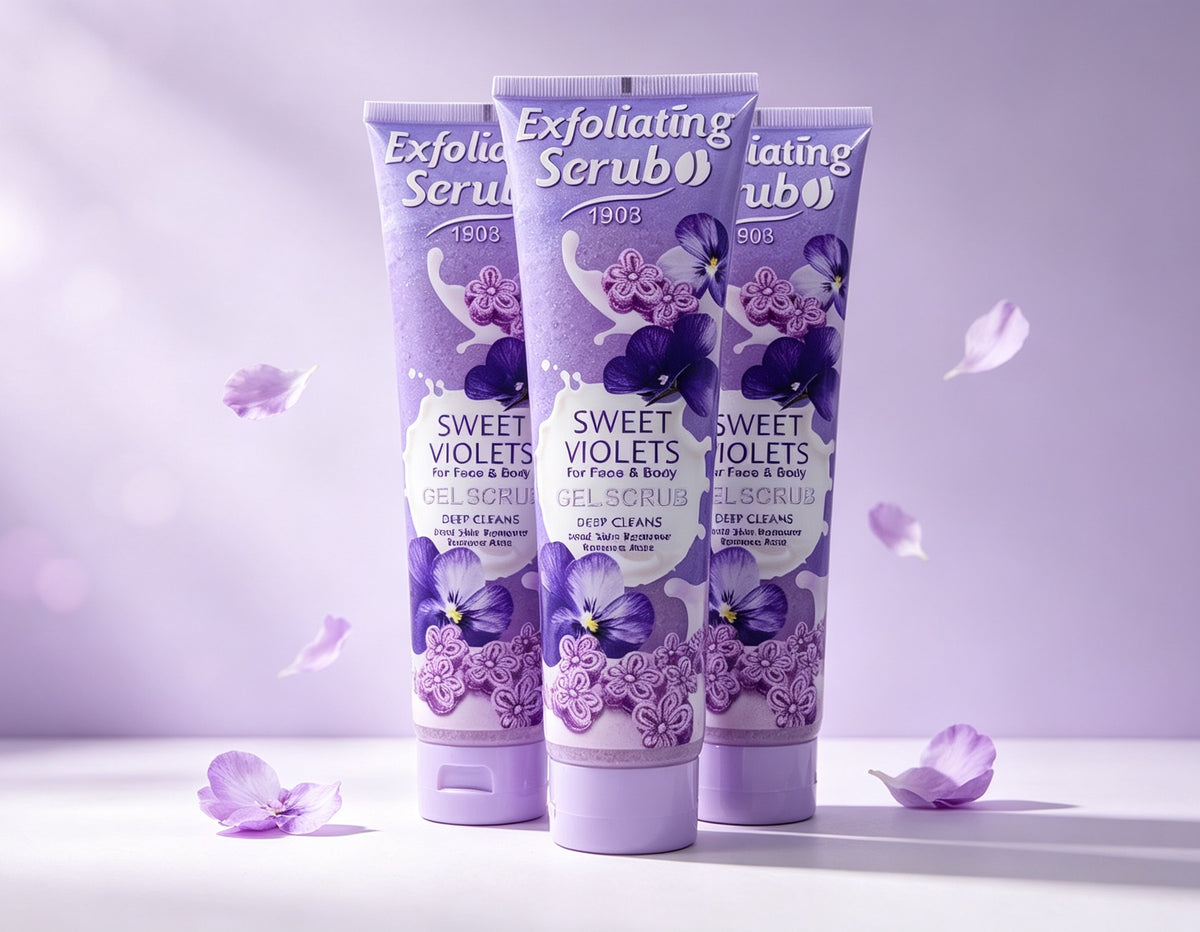 Exfoliante de Gel Sweet Violets(3PCS) WKL889
