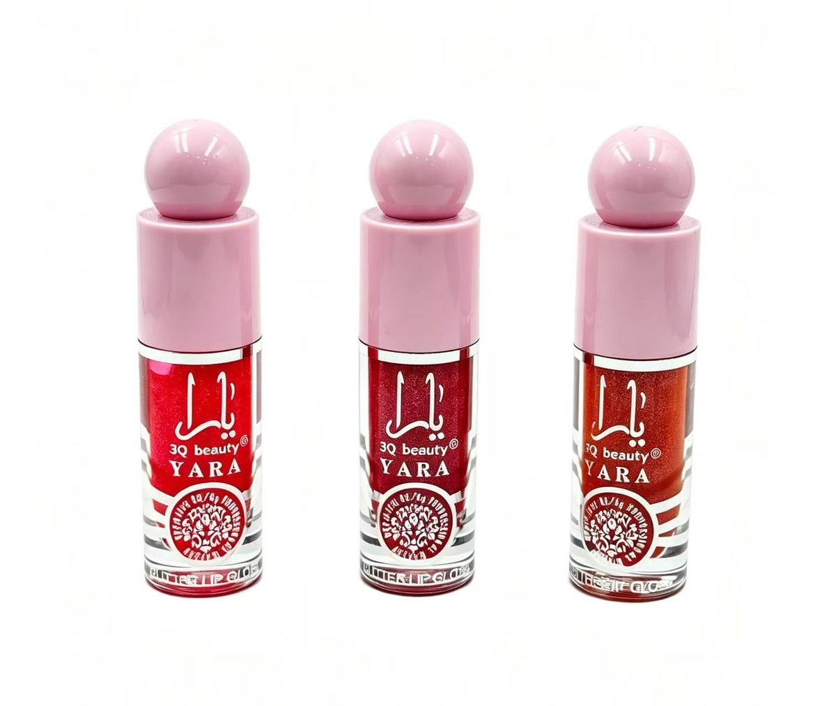 Labial Líquido YARA con Tres Tonos（6PCS）LP-556