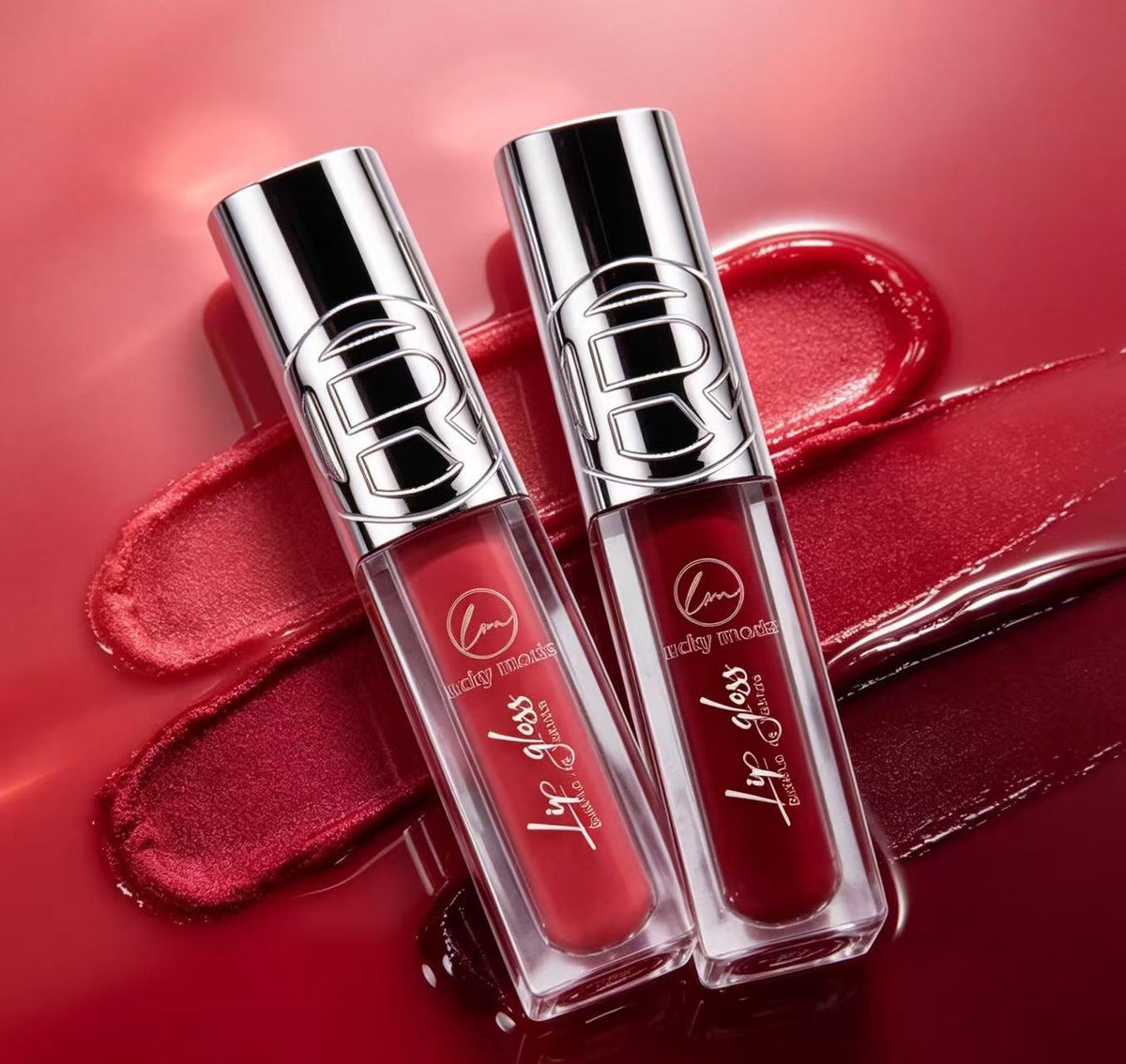 Brillo Labial Rojo en Frasco Transparente（6PCS）ML8162
