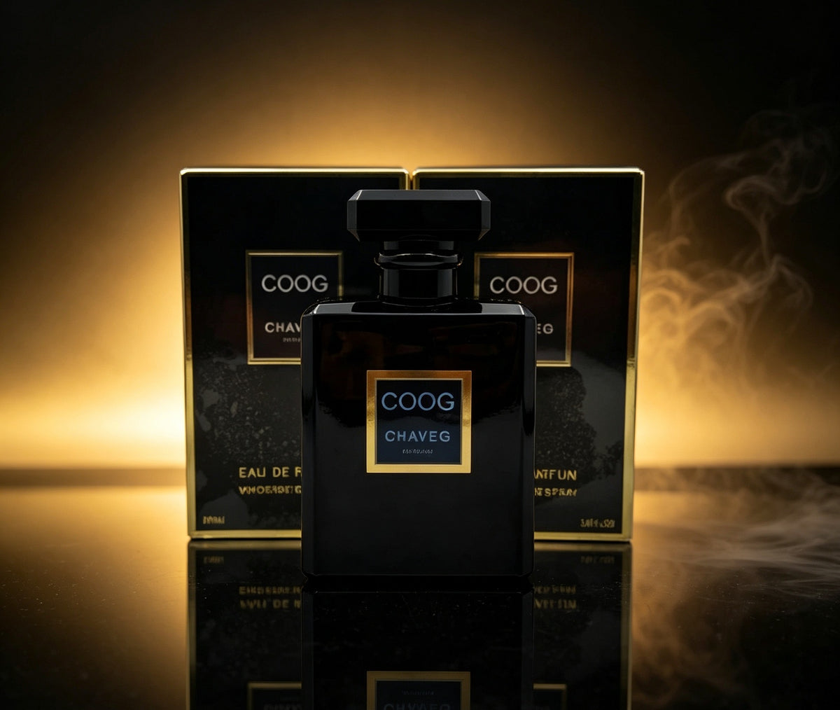 Perfume Cuadrado Negro COOG 100ml (3PCS) B734-1