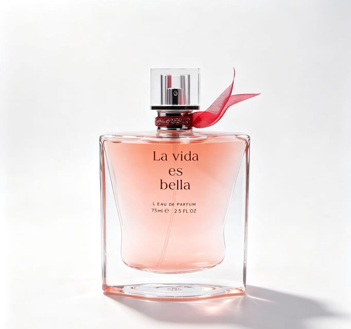 Perfume Rosa con Listón Rojo La vida es bella 75ml (3PCS) B807-3