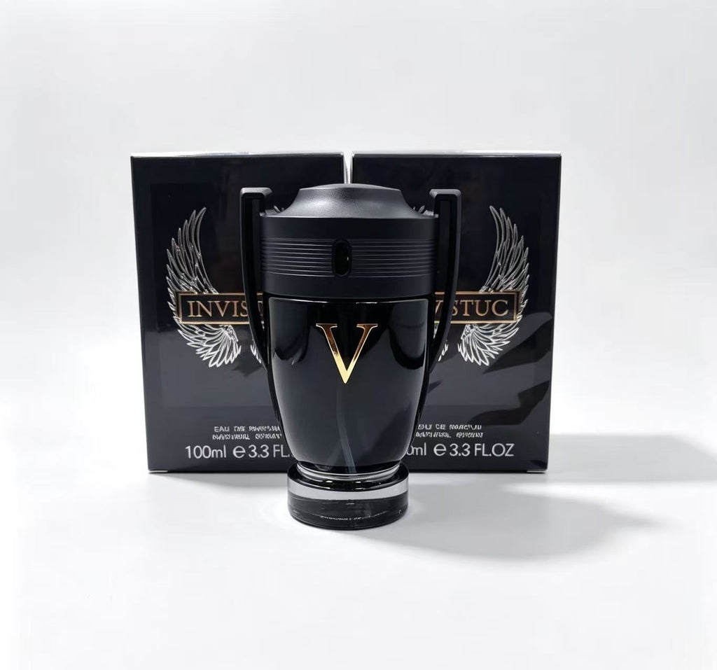Perfume Negro con “V” Dorada 100ml (3pcs) B721-5