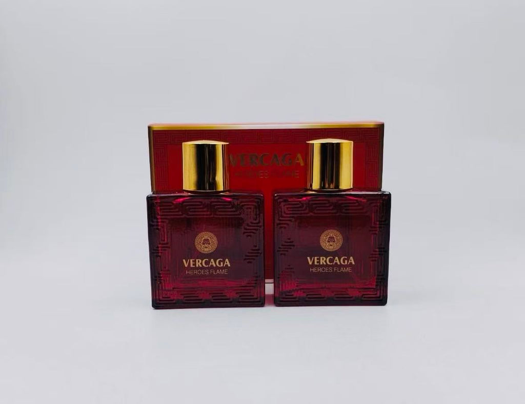 Perfume Rojo Cuadrado VERCAGA 50ml+50ml (cajas) B789-1