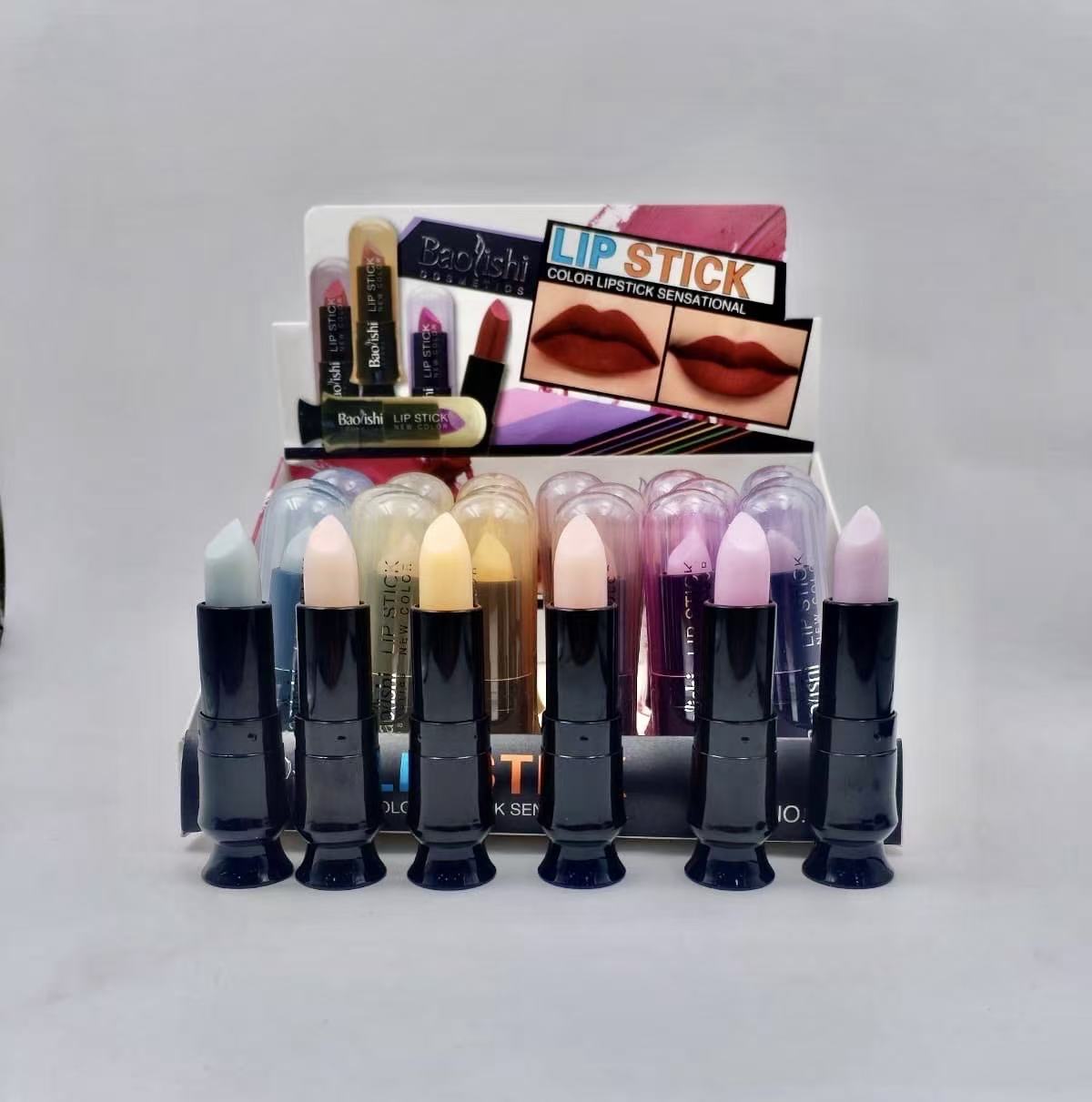 Baolishi Color Changing Lipstick B0757 (6 PCS)