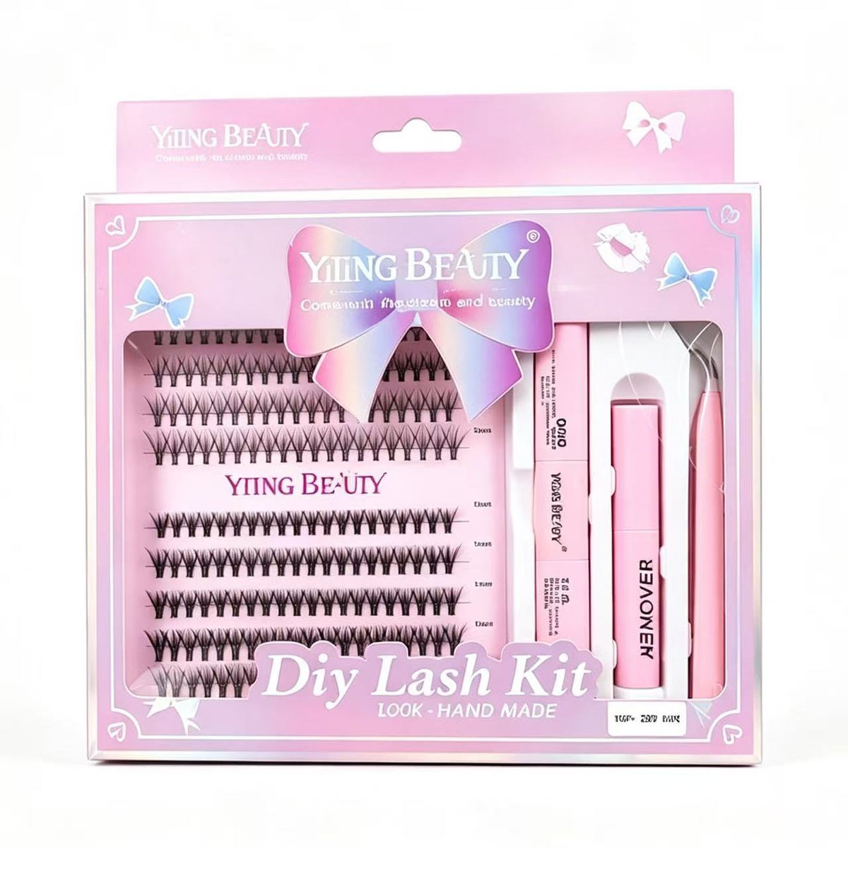 Kit de Pestañas DIY YIING BEAUTY – Estilo Natural Voluminoso 26917-24