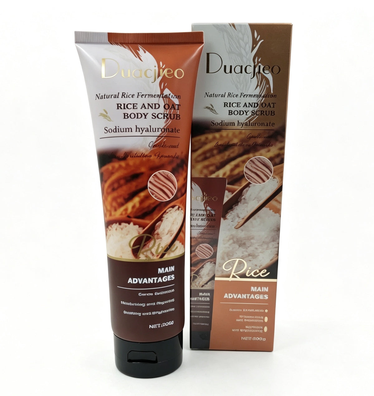 Exfoliante Corporal de Arroz y Avena Duacjieo (3PCS) DJ4313