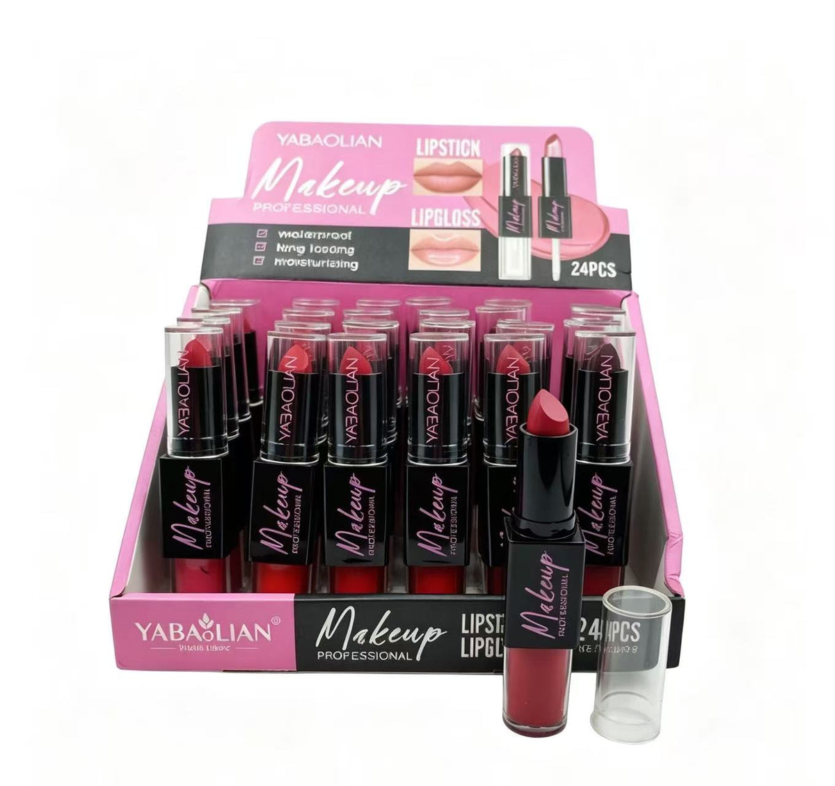 YABAOLIAN Makeup Lipstick Y2619-2 (6 PCS)