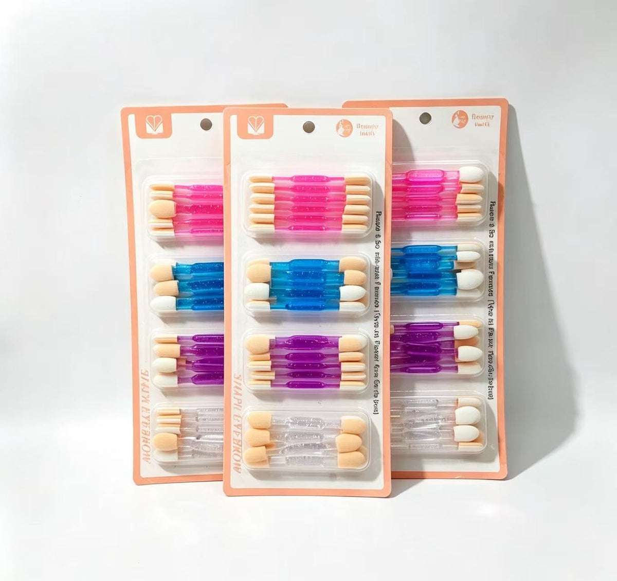 Brocha de Ojos de Doble Punta en Cuatro Colores(3PCS) XK5001