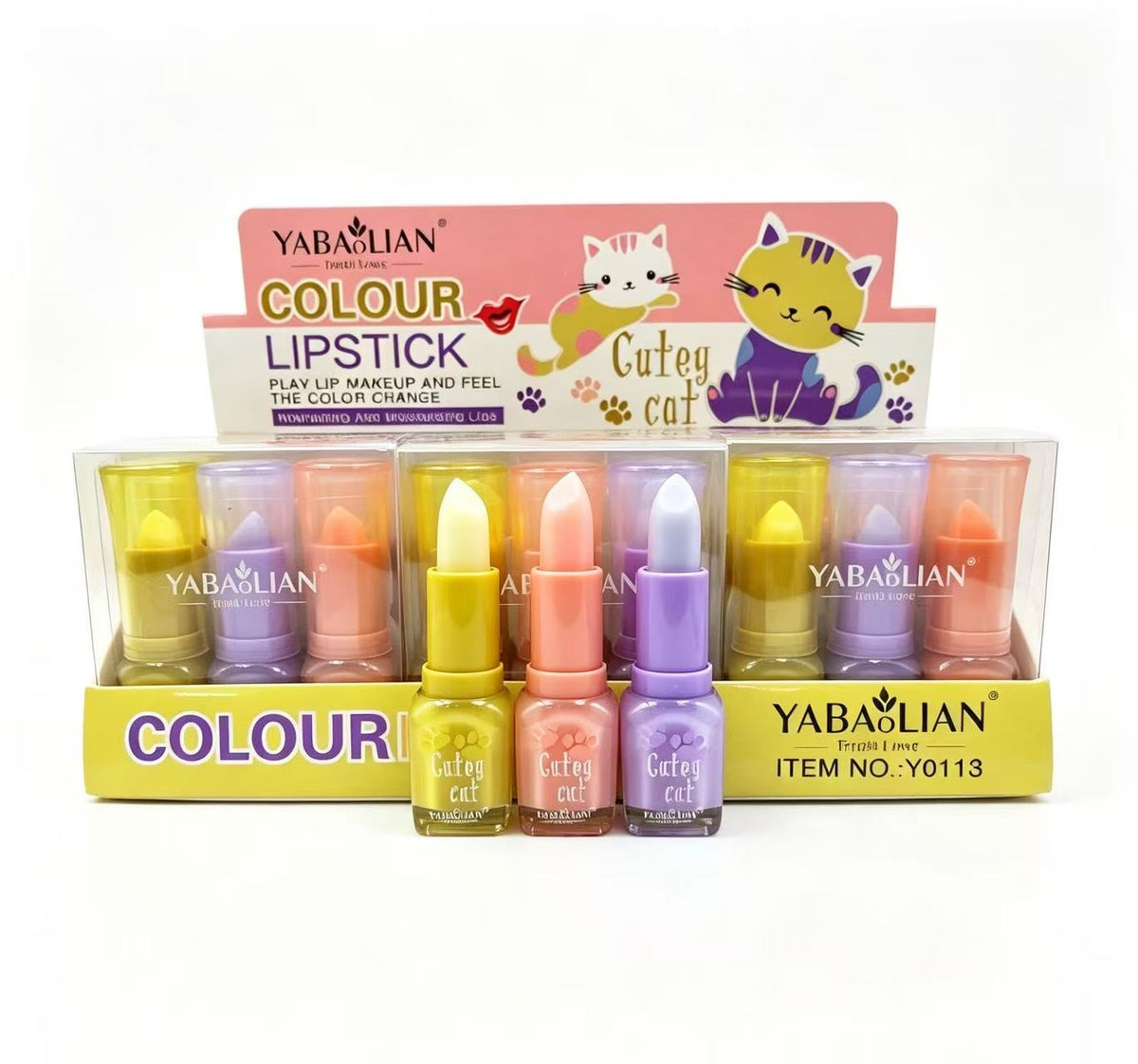 YABAOLIAN Colour Lipstick Y0113 (6 PCS)