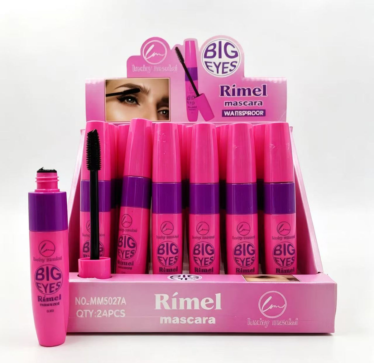 Máscara de pestañas Rimel BIG EYES Waterproof(6PCS) MM5027A