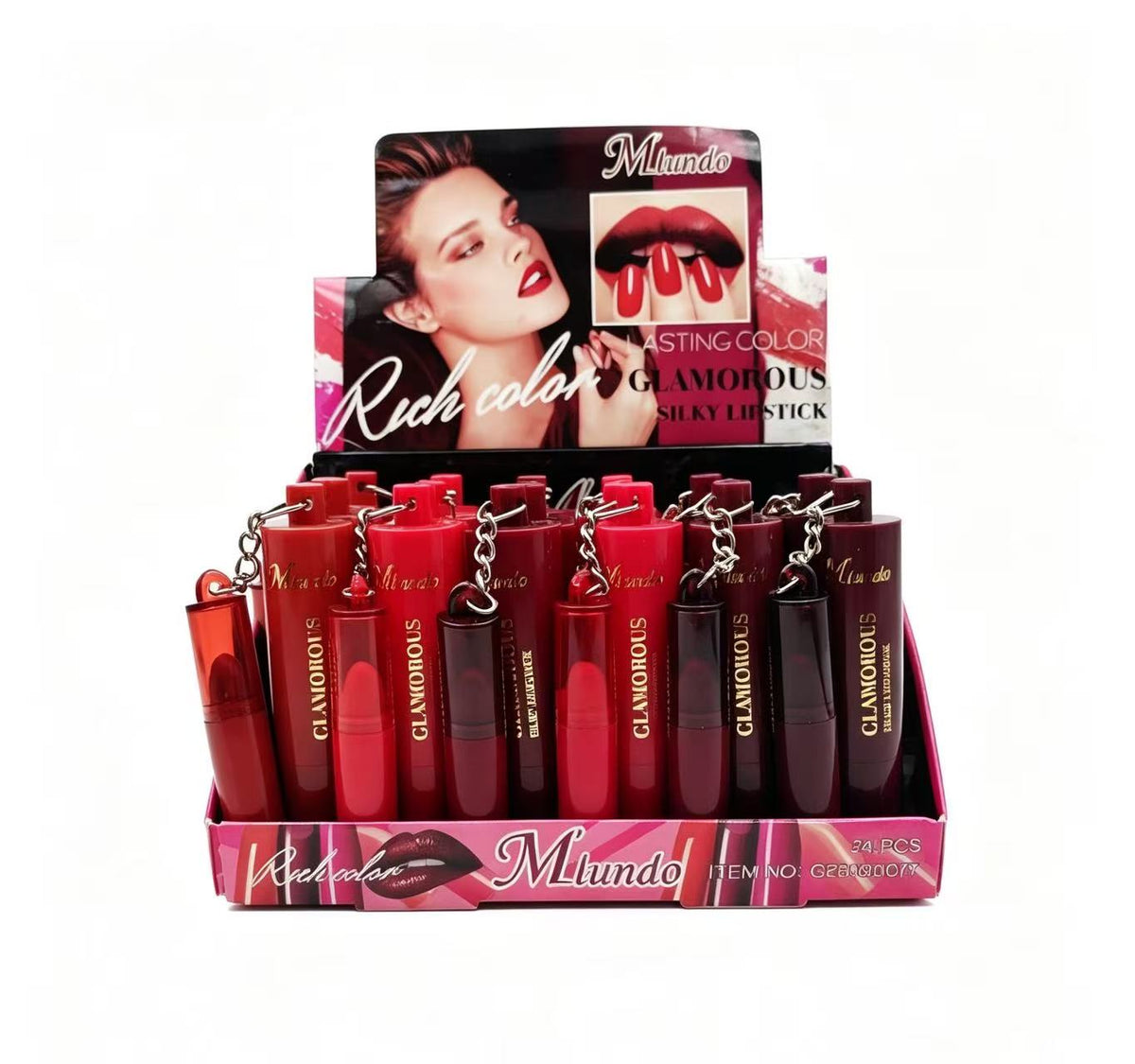 Mlundo Glamorous Silky Lipstick GZ8020077 (6 PCS)